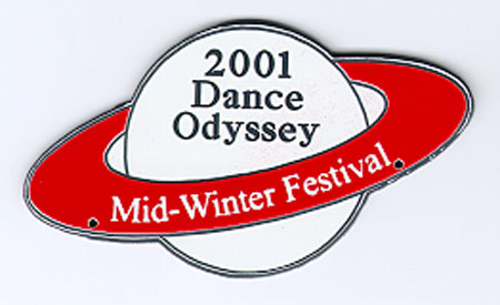 Typical hot stamped badge